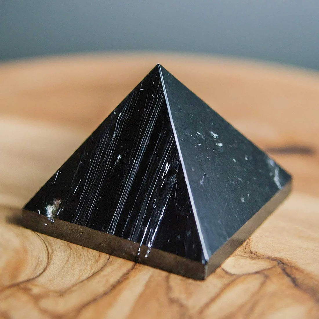 Black Tourmaline Pyramid