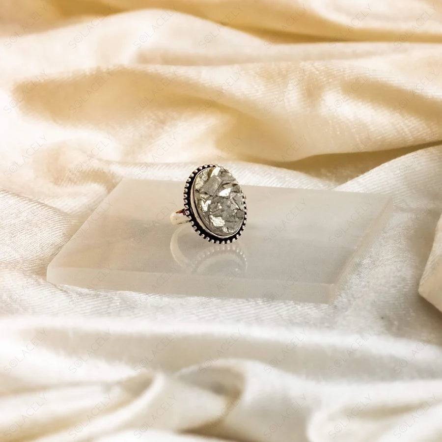 Pyrite Adjustable Ring