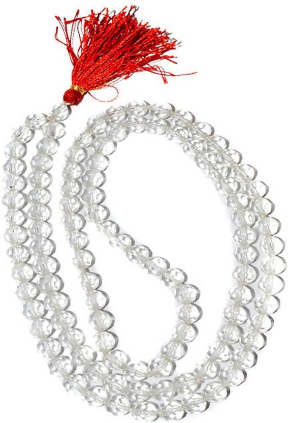 Spl Crystal Jaap Mala 108 Beads 8mm