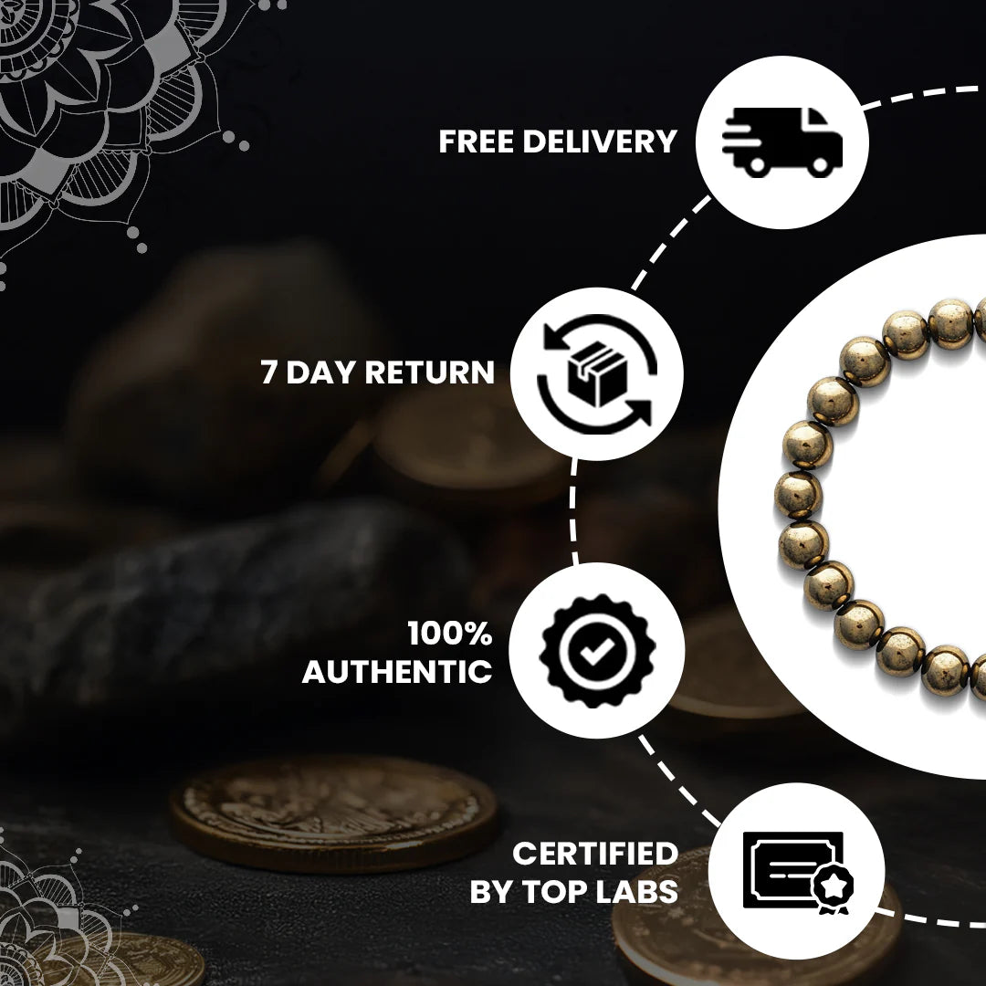 Money Magnet Bracelet (Original Golden Pyrite)