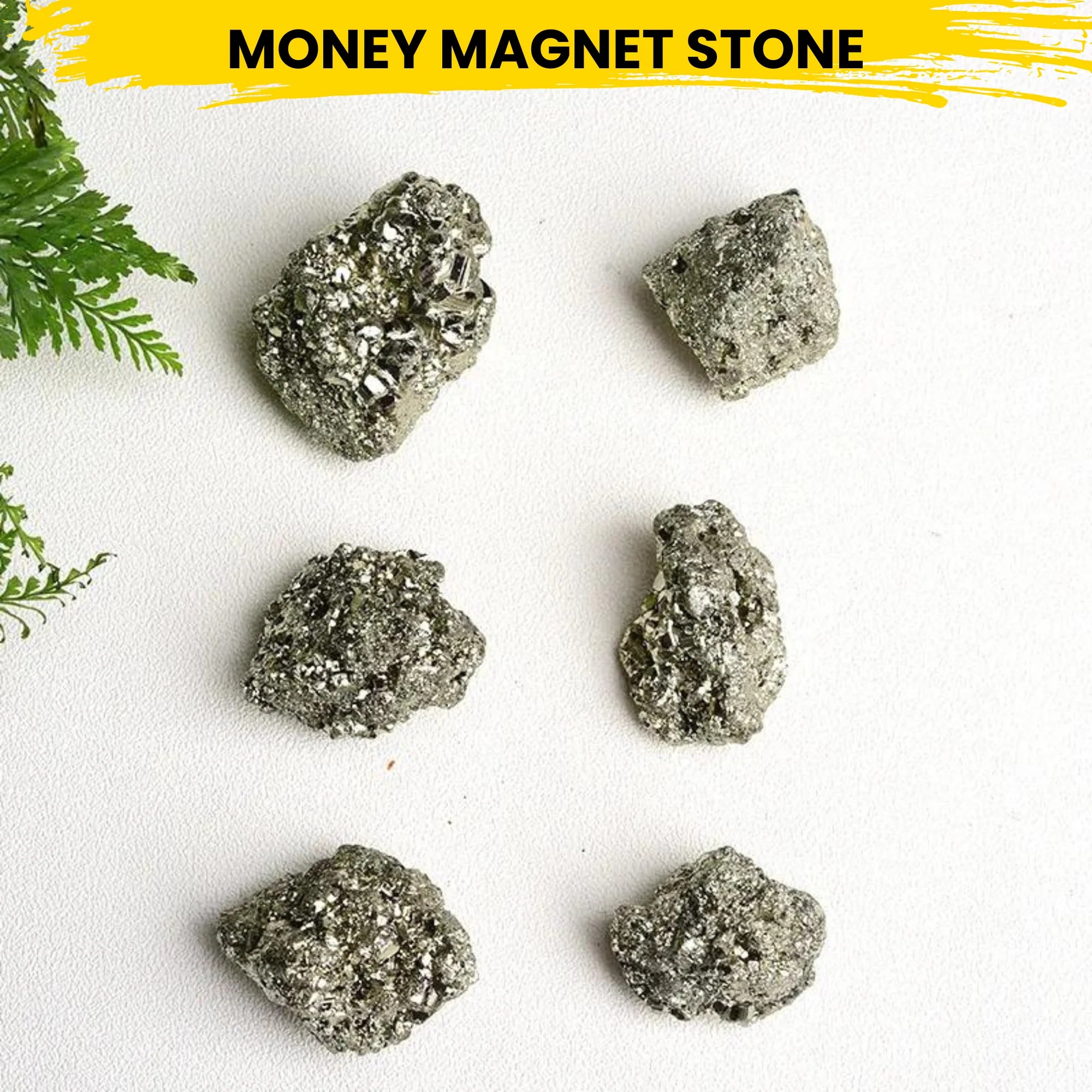 Certified Nature Pyrite Cluster (Money Attraction Stone)