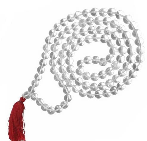 Spl Crystal Jaap Mala 108 Beads 8mm